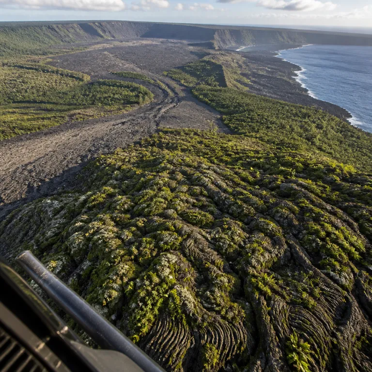 Helicopter Over Kilauea: What 500 Feet of Altitude Reveals About the Big Island